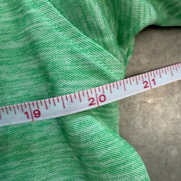 FootJoy Green Striped Performance Golf Polo - Size Small - Picture 10 of 10